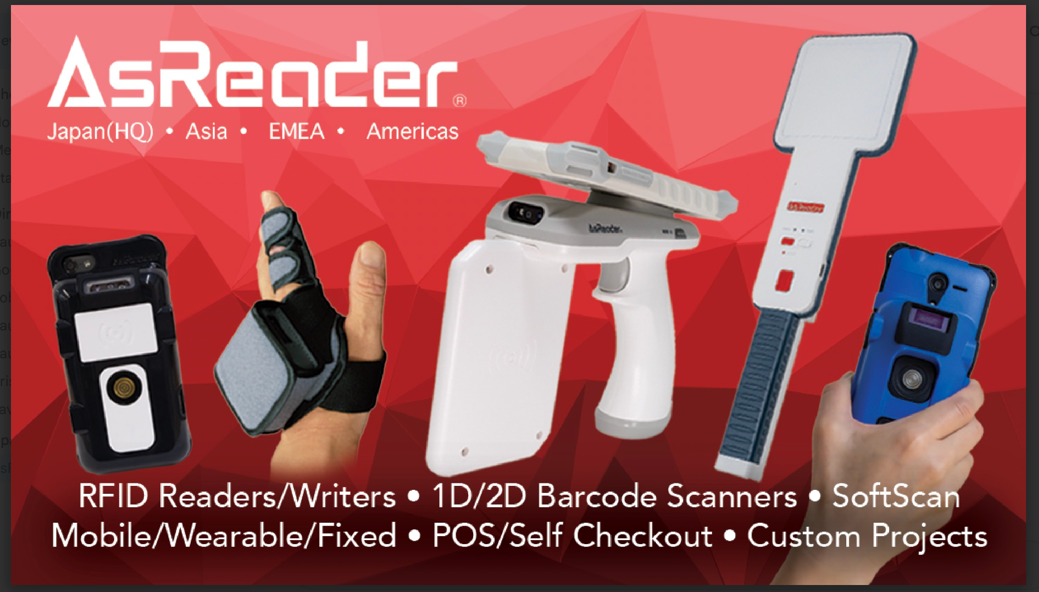 AsReader offers Point of Sale (POS) technology 1755